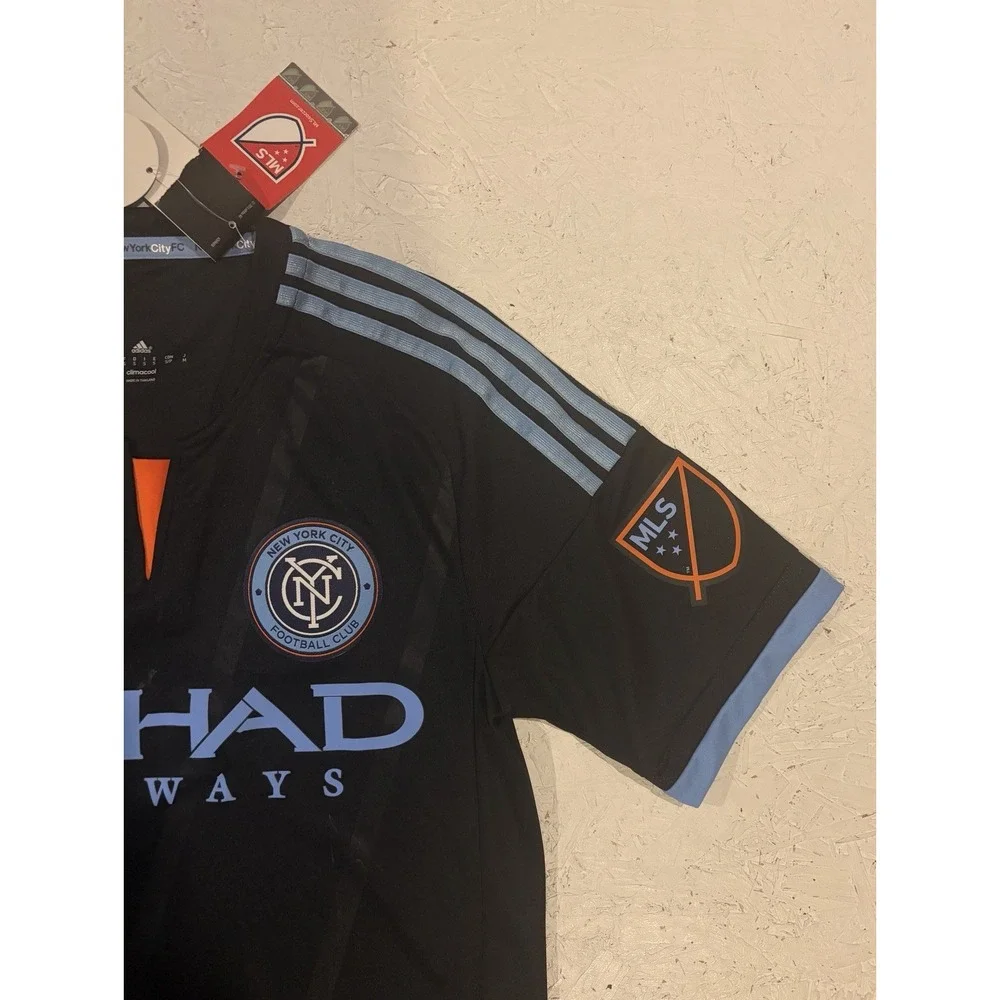 Adidas New York City FC 2015 Inaugural Mens S Away Jersey NYCFC Signed Autograph